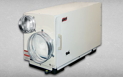 This is an image of a Ruud Dehumidifier