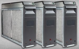 This image shows a set of electrical air filters