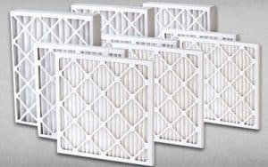 This image shows a set of mechanical air filters